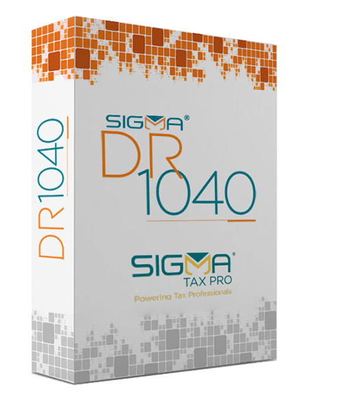 1040-DR 2 software box